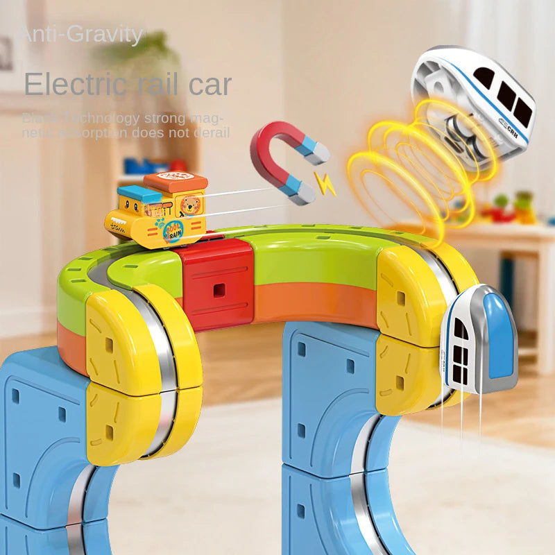 Magic Track Train Set - DIY Building Block Railway Toy - MamaNest