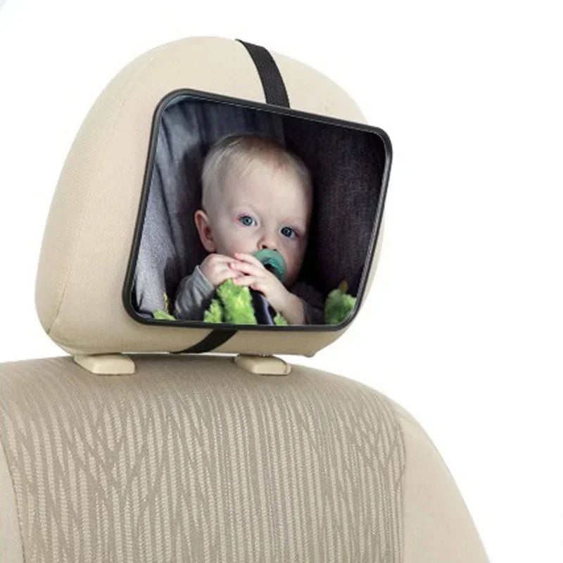 Baby Car Mirror - Wide Adjustable Rear-Facing View Mirror