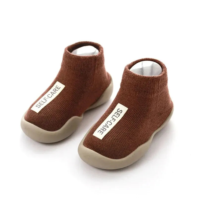 Baby Sock Shoes - Soft Sole Knit Booties for First Walkers - MamaNest