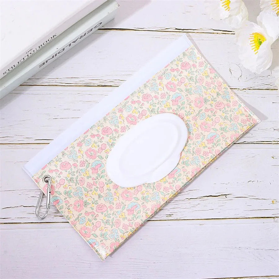 Baby Wet Wipe Pouch - Portable Refillable Wipes Dispenser - MamaNest