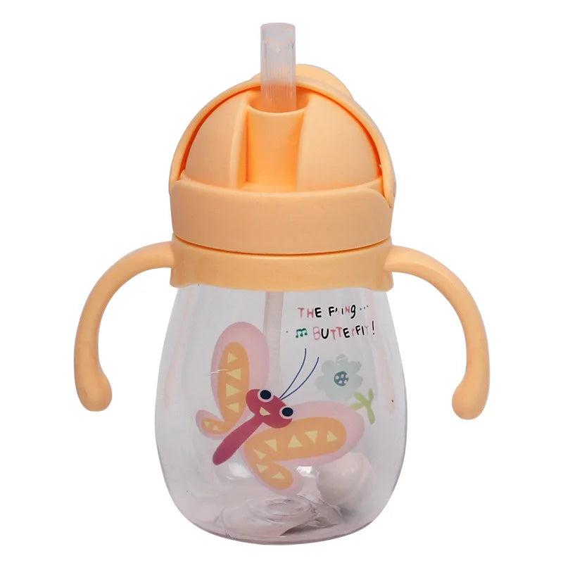 Baby Sippy Cup with Weighted Straw - Anti-Choke Design