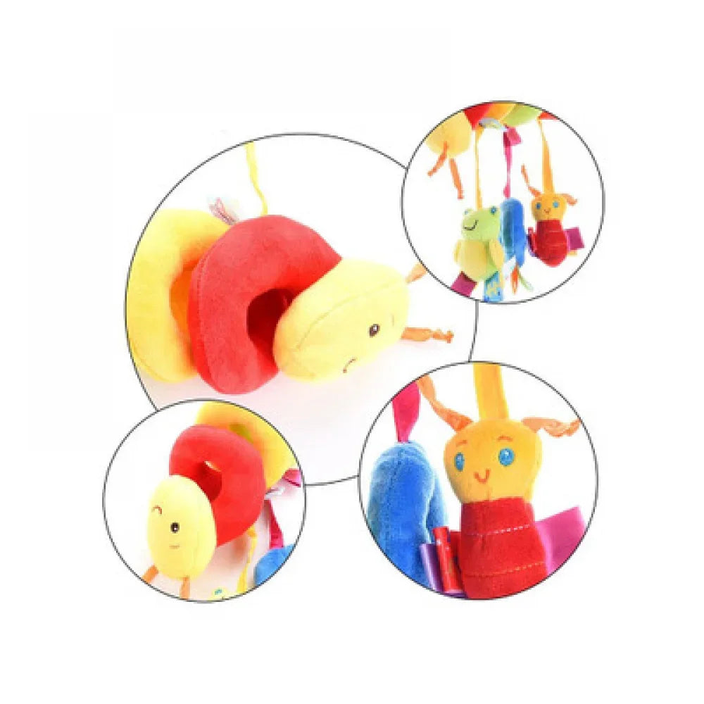 Plush Spiral Crib Toy - Hanging Activity Toy for Car Seat & Stroller - MamaNest
