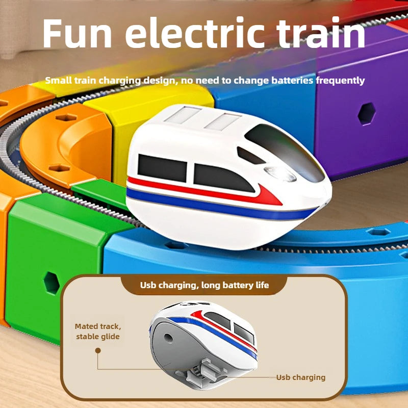 Magic Track Train Set - Electric Building Blocks Educational Toy - MamaNest