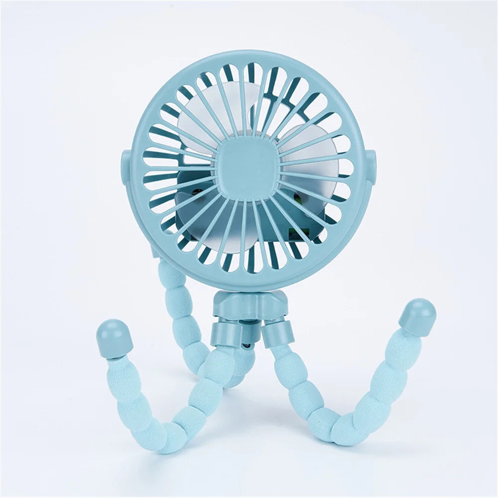 Mini Octopus Folding Fan - 5-in-1 Portable Handheld Fan - MamaNest