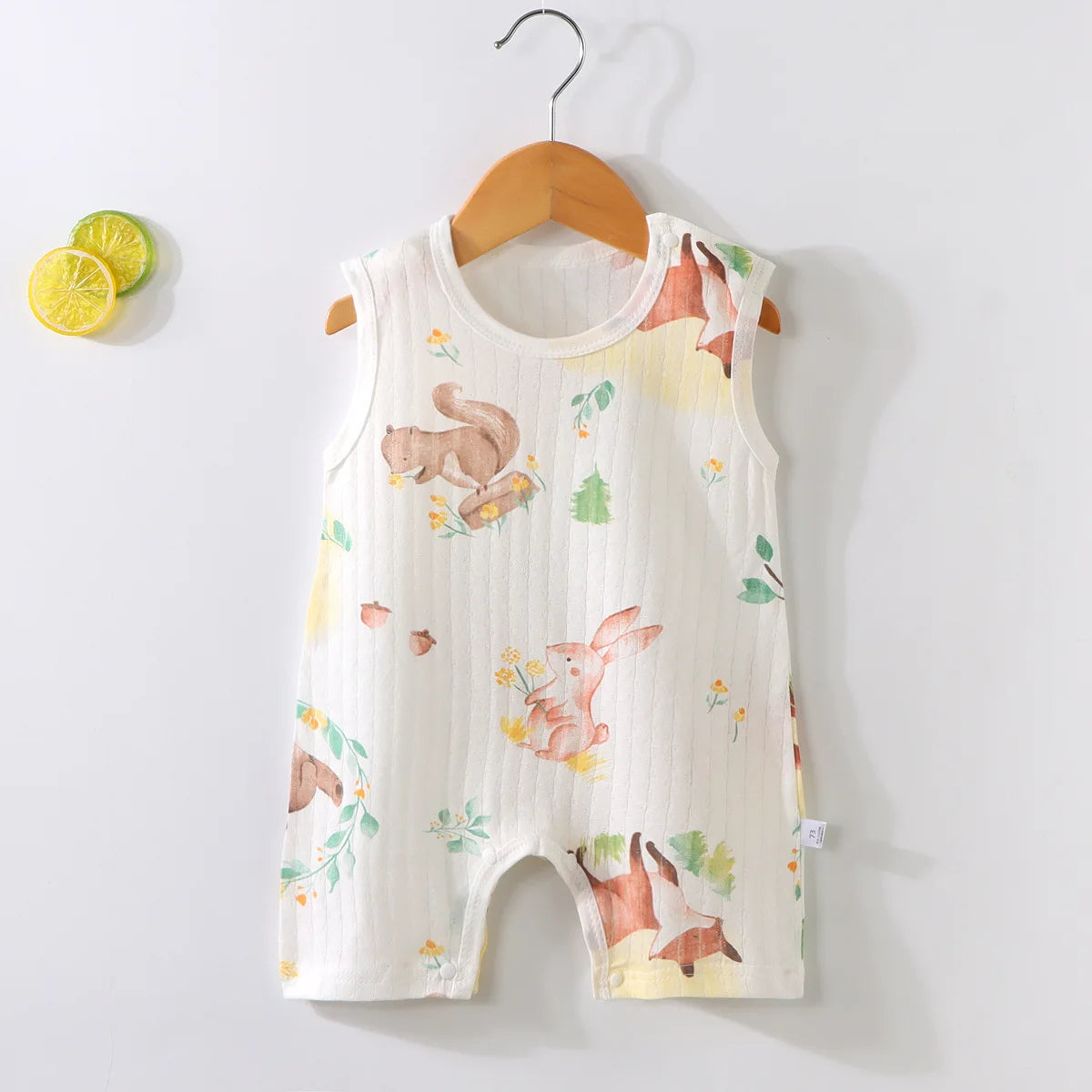 Cotton Baby Crawling Romper - Soft Lightweight Homewear 1-20M - MamaNest