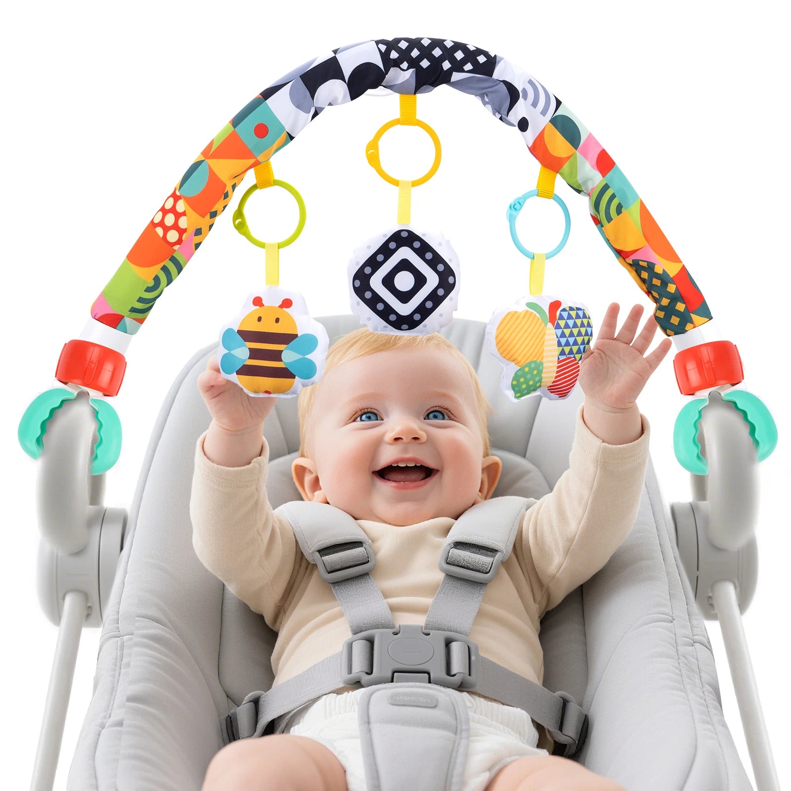 Baby Stroller Arch Toy - Sensory Development Activity Bar - MamaNest