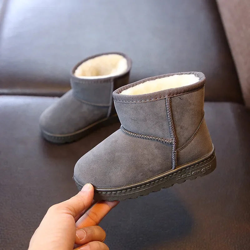 Kids Winter Snow Boots - Warm Cotton Lined Casual Boots - MamaNest