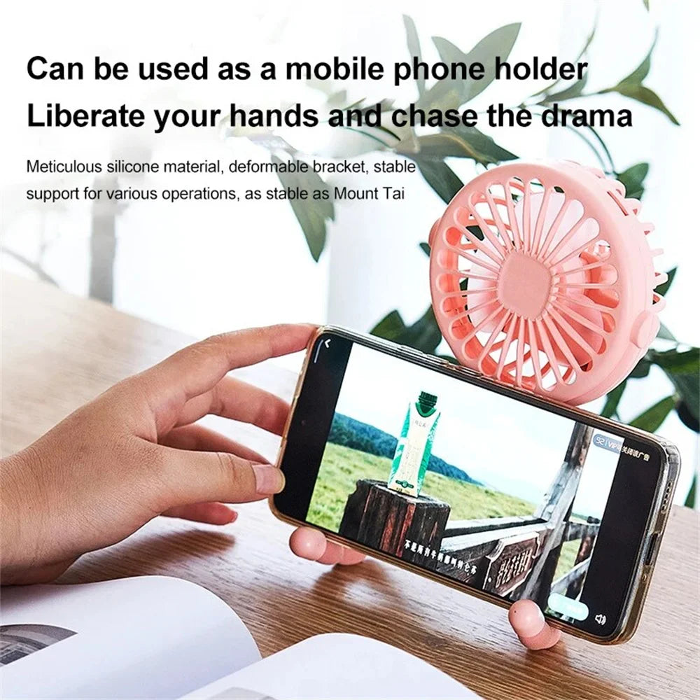 Mini Octopus Folding Fan - 5-in-1 Portable Handheld Fan - MamaNest