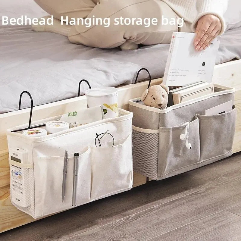 Bedside Hanging Storage Basket - Dorm & Bedroom Organiser - MamaNest