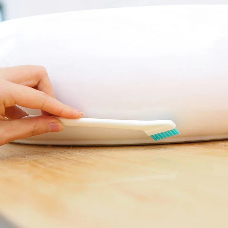 Bottle Cleaning Brush Set 2-Pack - Dual Head Lid & Gap Cleaner - MamaNest