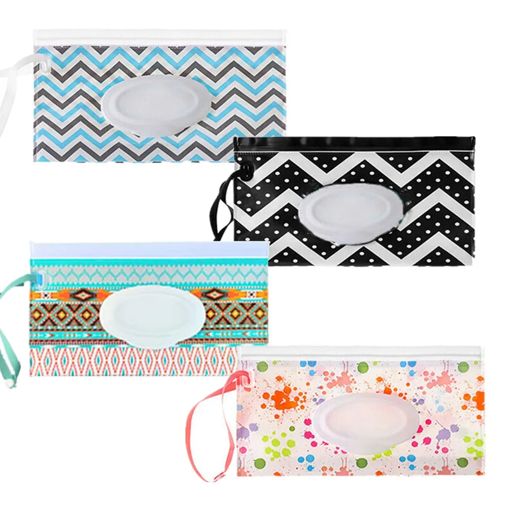Baby Wet Wipe Pouch - Portable Refillable Wipes Dispenser - MamaNest