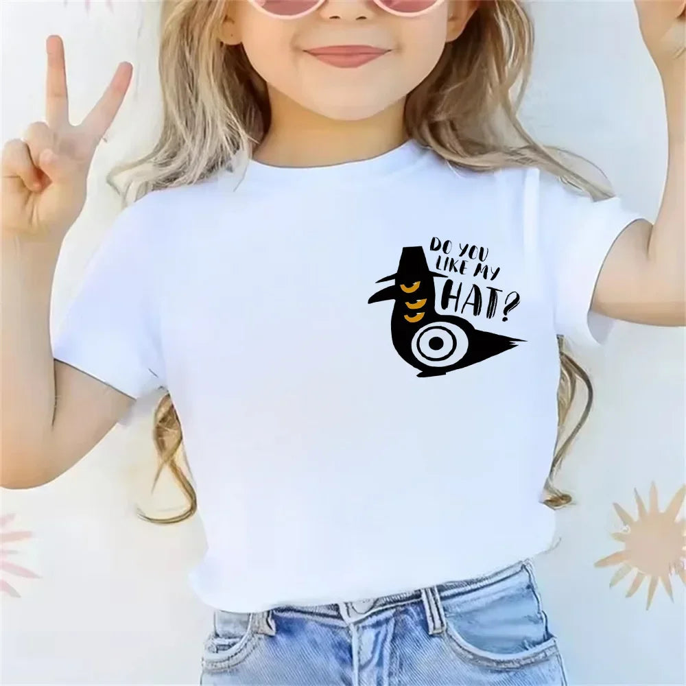 Kids Cartoon T-Shirt - Summer Short Sleeve Graphic Tee - MamaNest