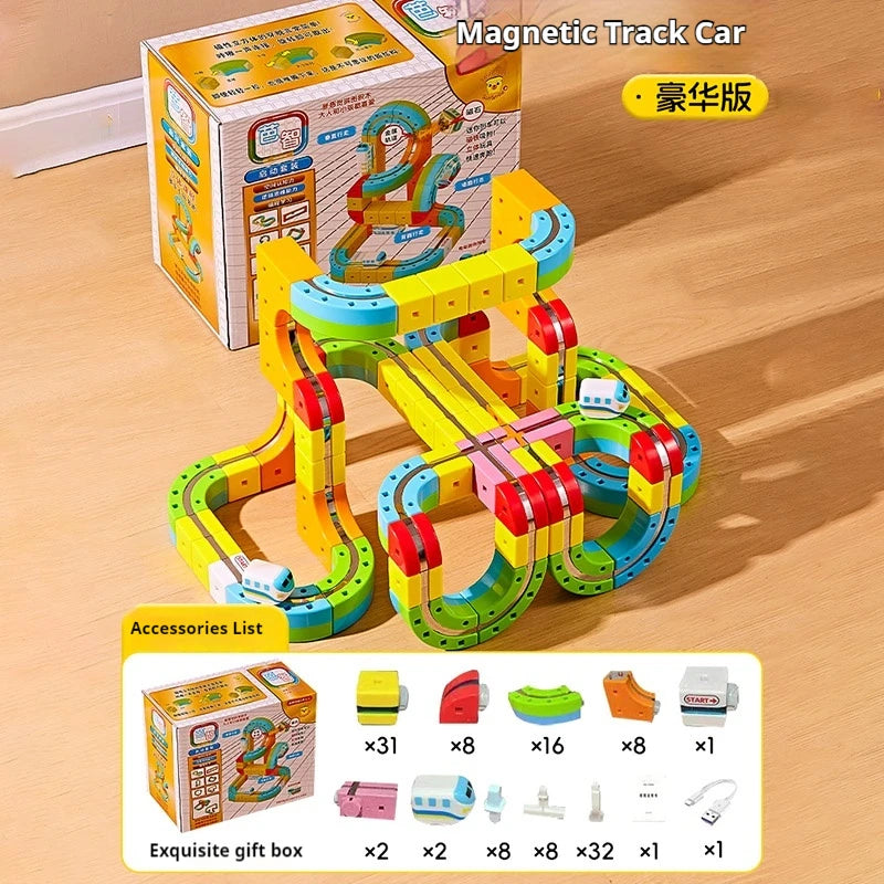 Magic Track Train Set 59/118 Pieces - Educational Assembly Toy - MamaNest
