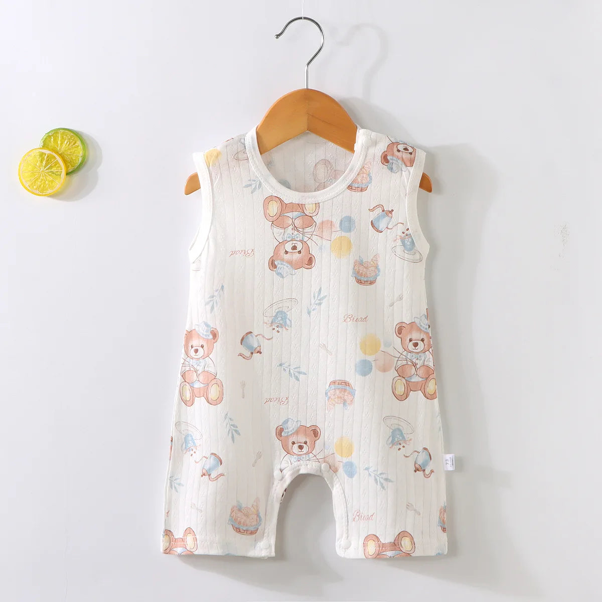 Cotton Baby Crawling Romper - Soft Lightweight Homewear 1-20M - MamaNest