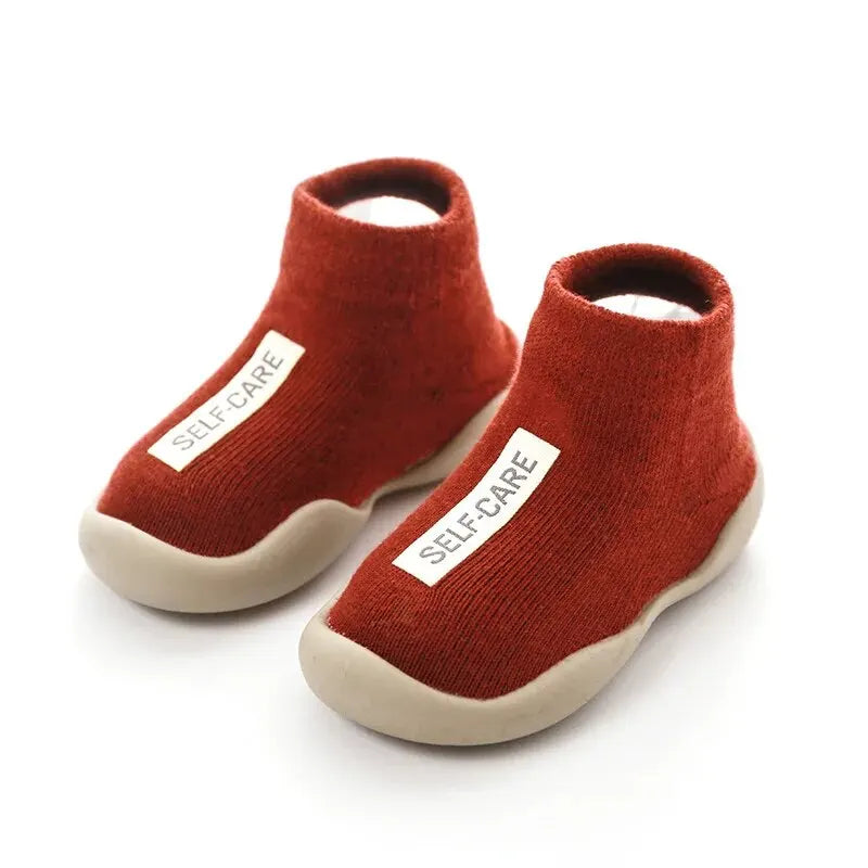 Baby Sock Shoes - Soft Sole Knit Booties for First Walkers - MamaNest