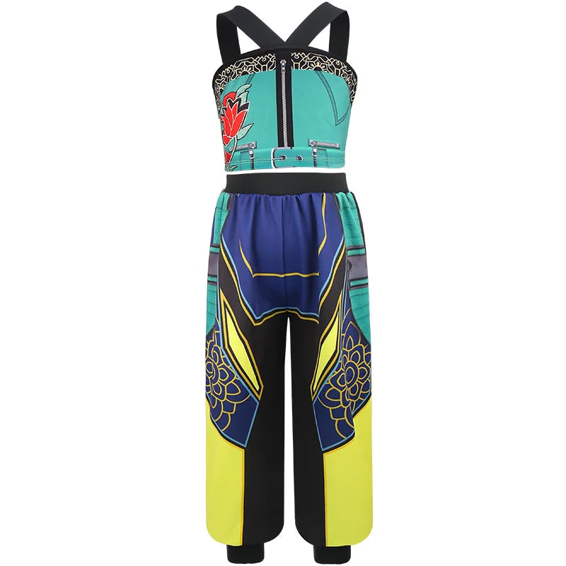 Girls Stage Costume Set 3-Piece - Performance Outfit (4-12 Years) - MamaNest