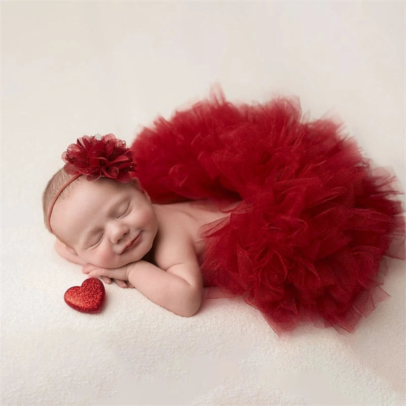 Newborn Baby Girl Tutu Dress - Princess Party Outfit & Photo Prop - MamaNest