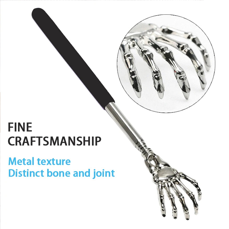Retractable Back Scratcher - Stainless Steel Claw Massager - MamaNest
