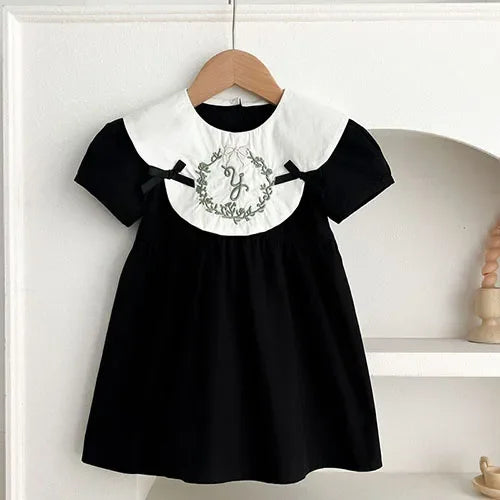 Summer Princess Dress for Girls - Cotton Embroidery Dress - MamaNest