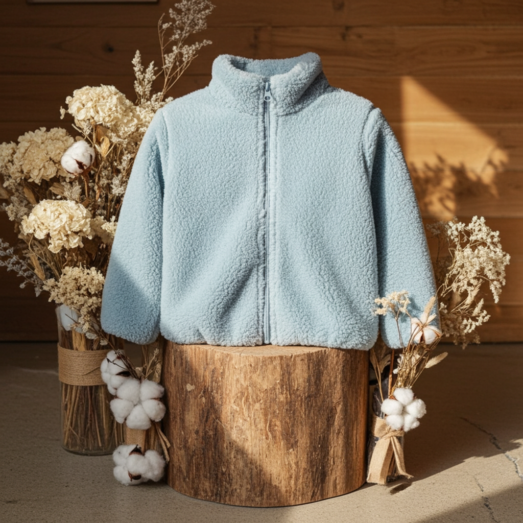 Girls Winter Jacket - Thermal Fleece Lined Coat (1-5 Years) - MamaNest