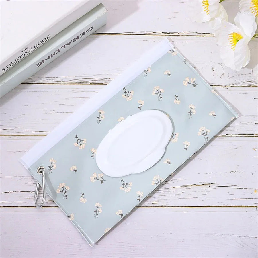 Baby Wet Wipe Pouch - Portable Refillable Wipes Dispenser - MamaNest