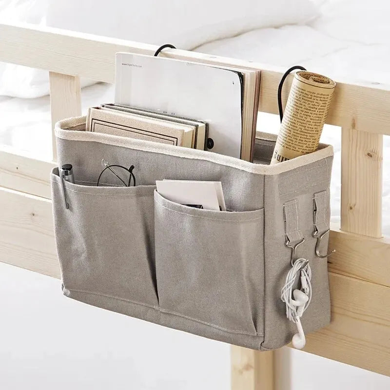Bedside Hanging Storage Basket - Dorm & Bedroom Organiser - MamaNest