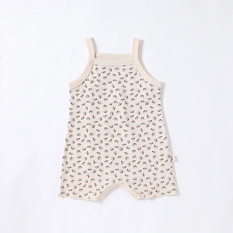Cotton Baby Romper - Sleeveless Summer Jumpsuit for Newborns 0-24M - MamaNest