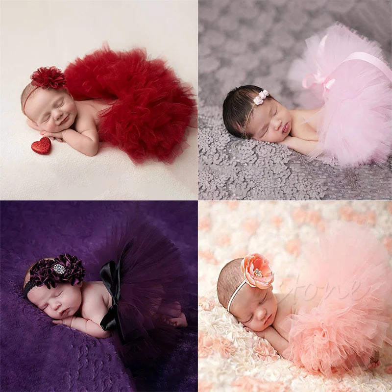 Newborn Baby Girl Tutu Dress - Princess Party Outfit & Photo Prop - MamaNest
