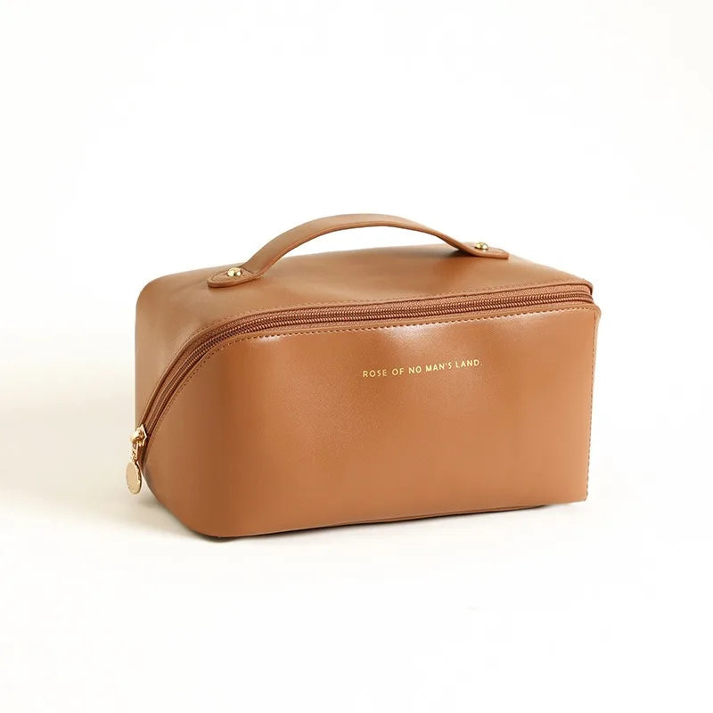 Women Luxury Makeup Organizer Bag Cosmetic Toiletry Kit Case Toiletry Pouch with Zip Lady Storage Box for Cosmetics Toiletries