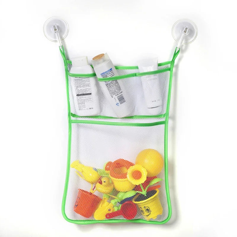 Bath Toy Storage Bag - Mesh Organiser with Suction Cups - MamaNest