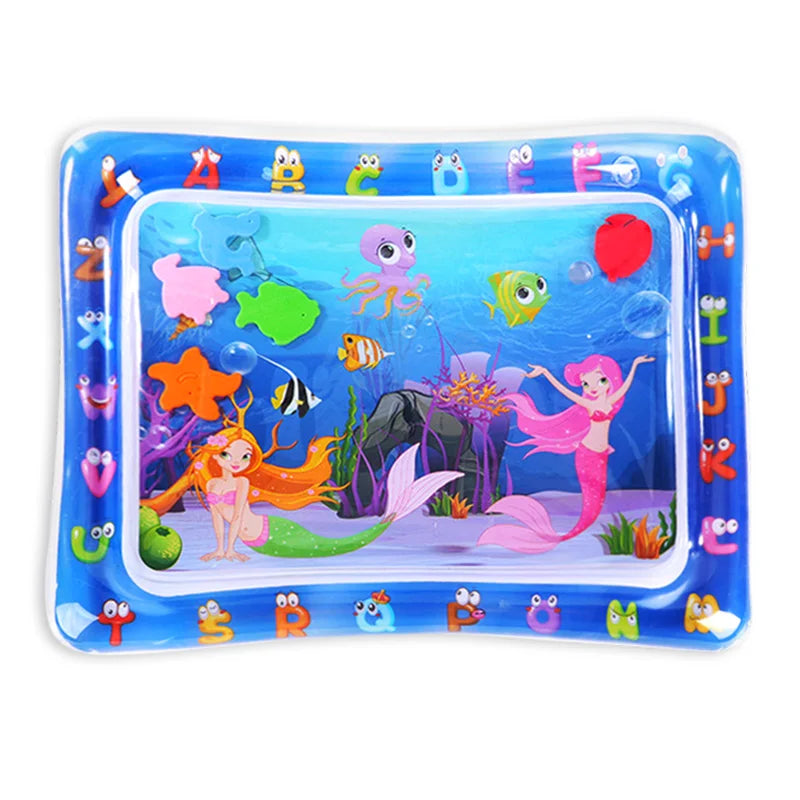Baby Water Play Mat - Inflatable Tummy Time Activity Mat