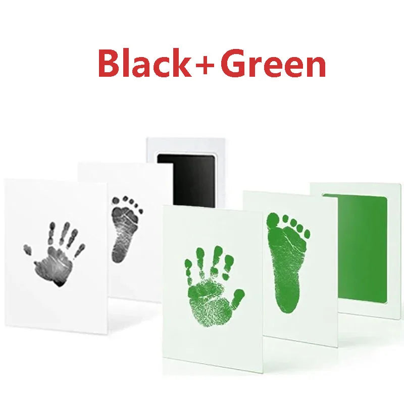 2/4pc Baby Handprint Footprints Ink Pads Safe Non-toxic No-Touch Skin ...