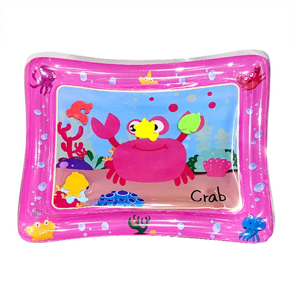 Baby Water Play Mat - Inflatable Tummy Time Activity Mat