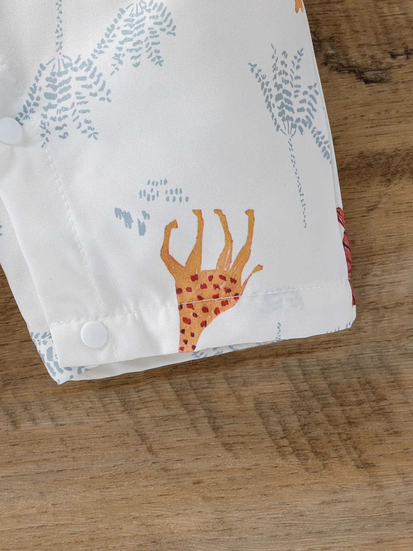 Baby Boys Summer Jumpsuit Set - 2Pcs Cartoon Animal Bodysuit with Hat - MamaNest