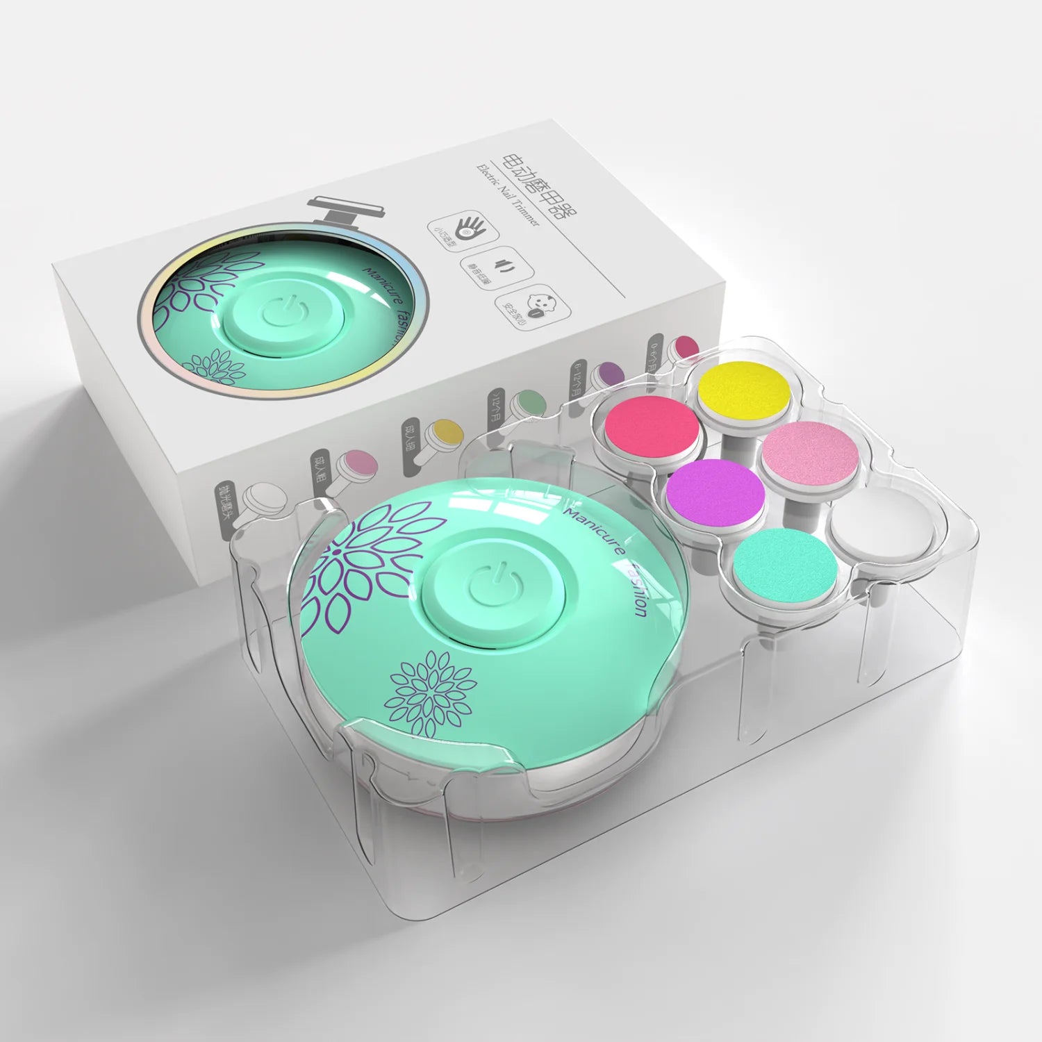 Electric Baby Nail Trimmer - 6-in-1 Infant Manicure Kit - MamaNest