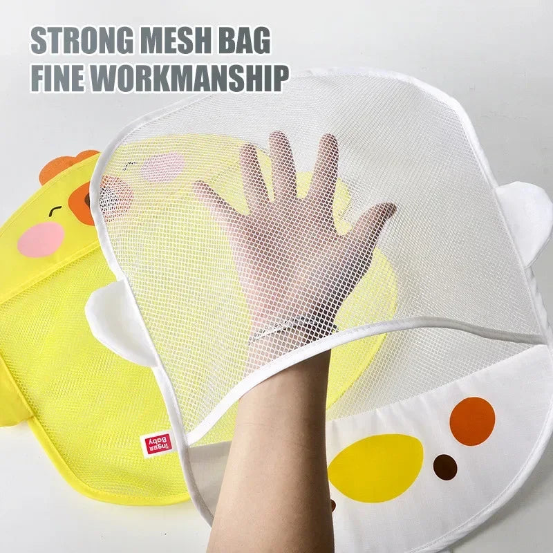 Bath Toy Storage Bag - Mesh Organiser with Suction Cups - MamaNest
