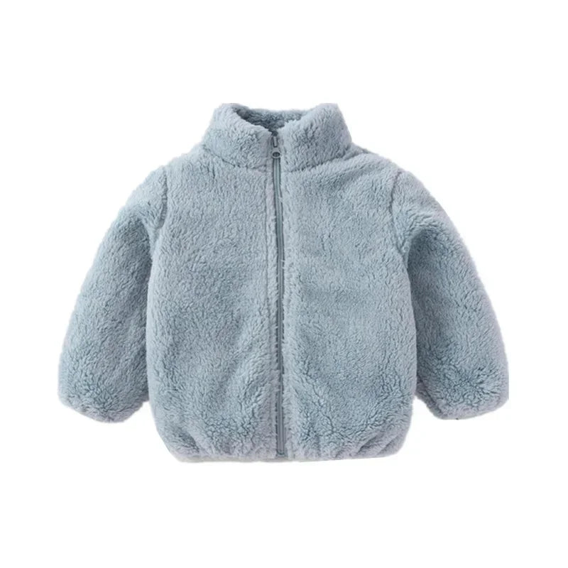 Girls Winter Jacket - Thermal Fleece Lined Coat (1-5 Years) - MamaNest