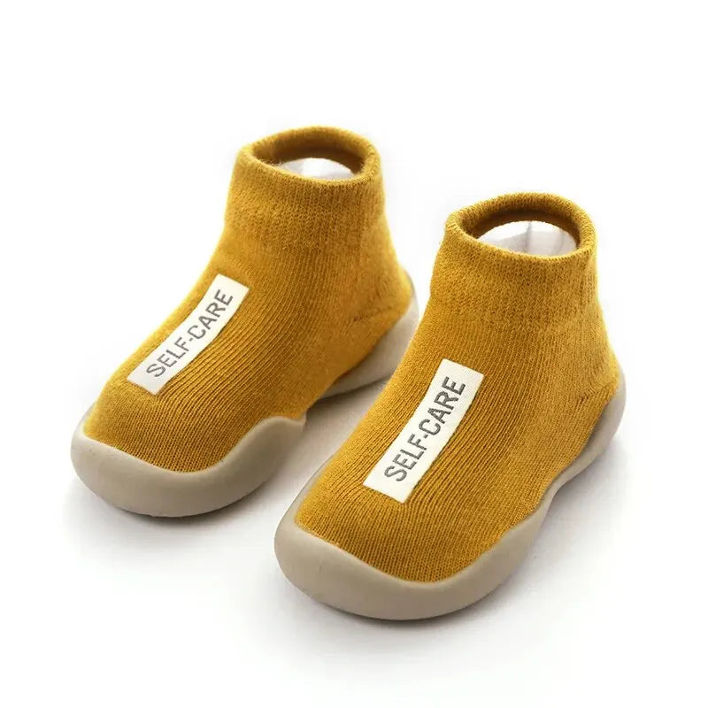 Baby Sock Shoes - Soft Sole Knit Booties for First Walkers - MamaNest