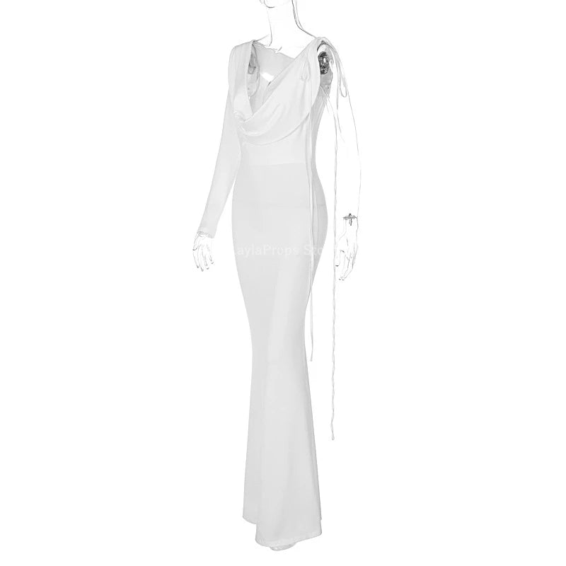 One Shoulder Maternity Dress - Bodycon Photography & Party Dress - MamaNest