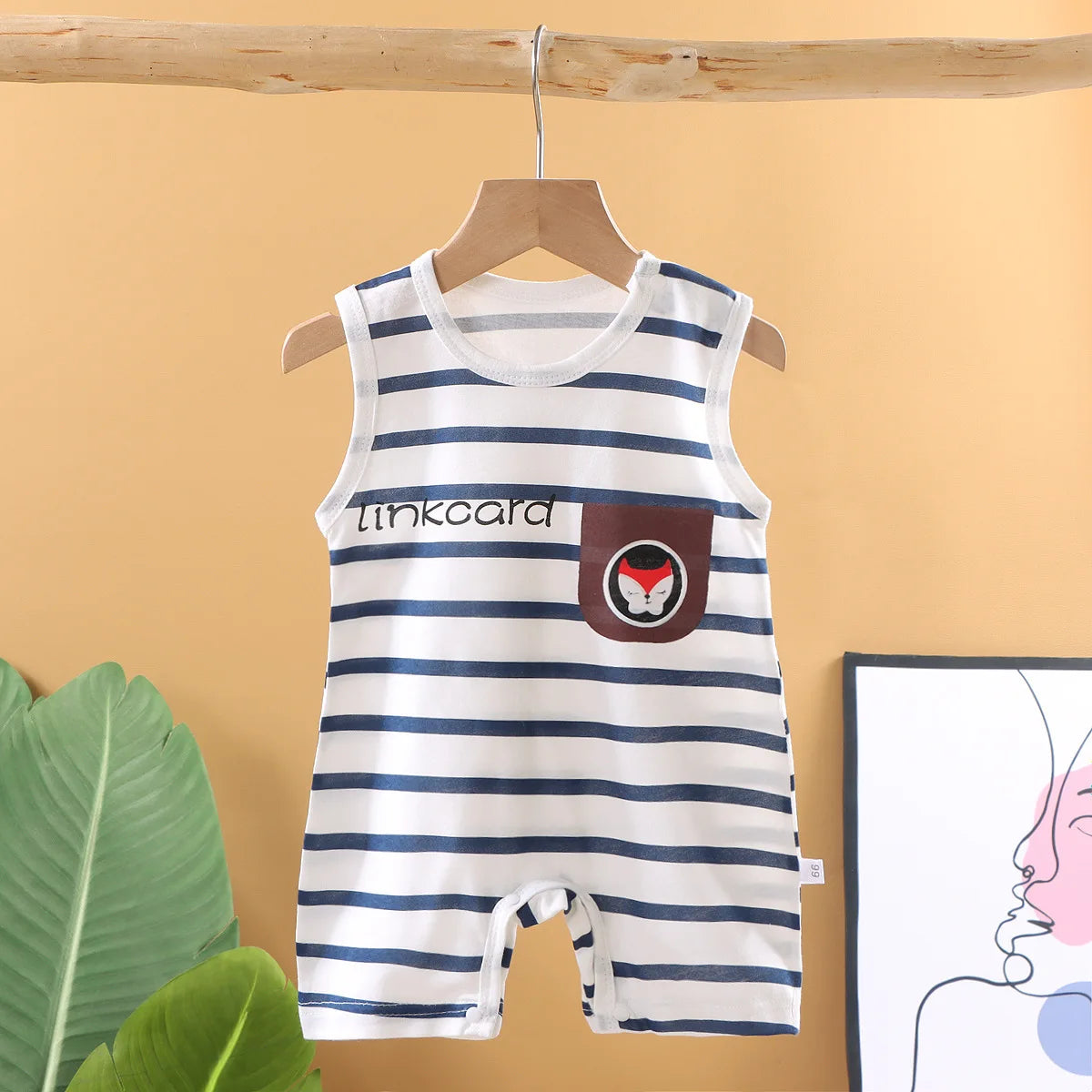 Cotton Baby Crawling Romper - Soft Lightweight Homewear 1-20M - MamaNest