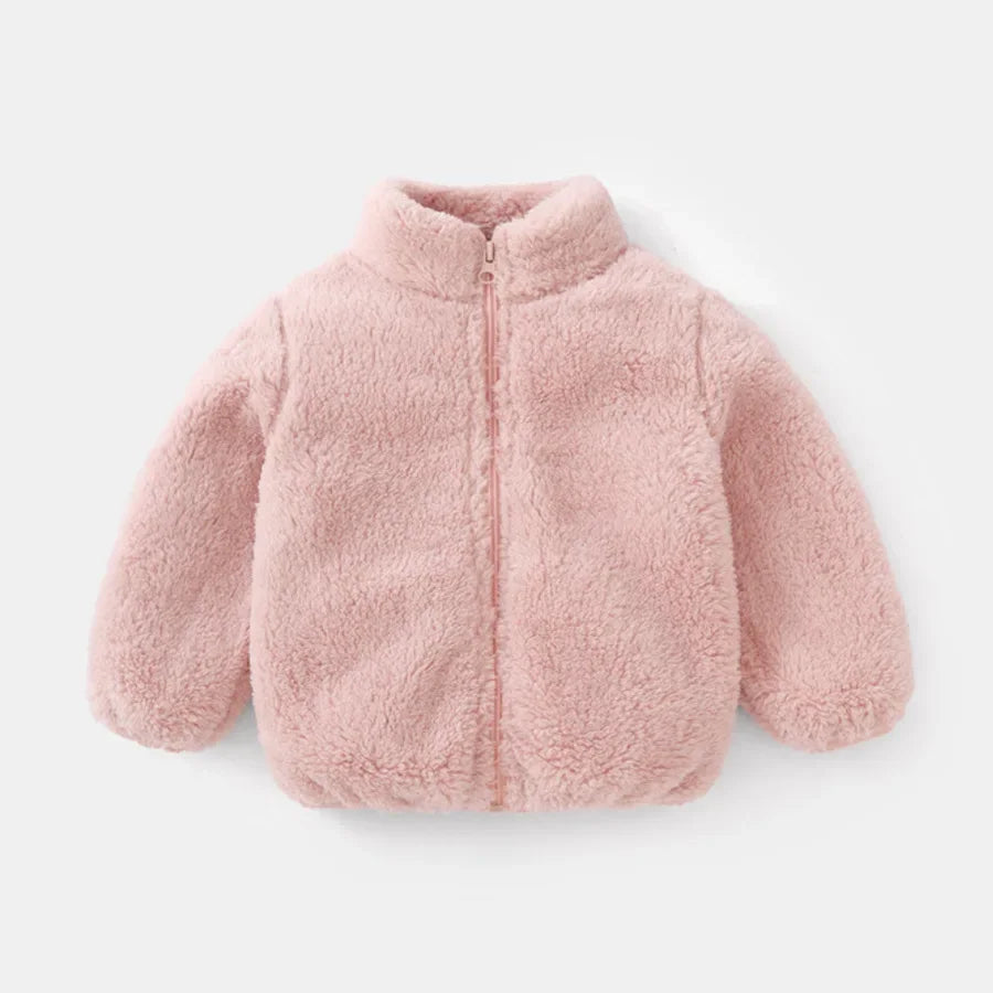 Girls Winter Jacket - Thermal Fleece Lined Coat (1-5 Years) - MamaNest