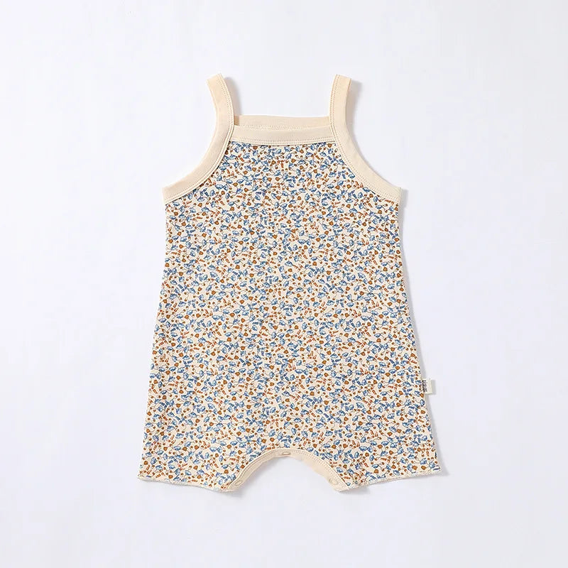 Cotton Baby Romper - Sleeveless Summer Jumpsuit for Newborns 0-24M - MamaNest