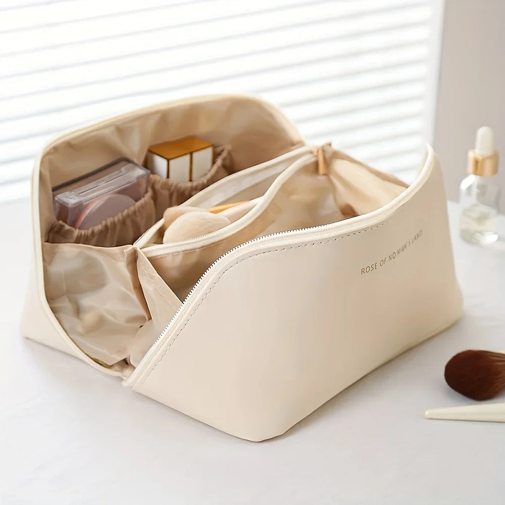 Women Luxury Makeup Organizer Bag Cosmetic Toiletry Kit Case Toiletry Pouch with Zip Lady Storage Box for Cosmetics Toiletries