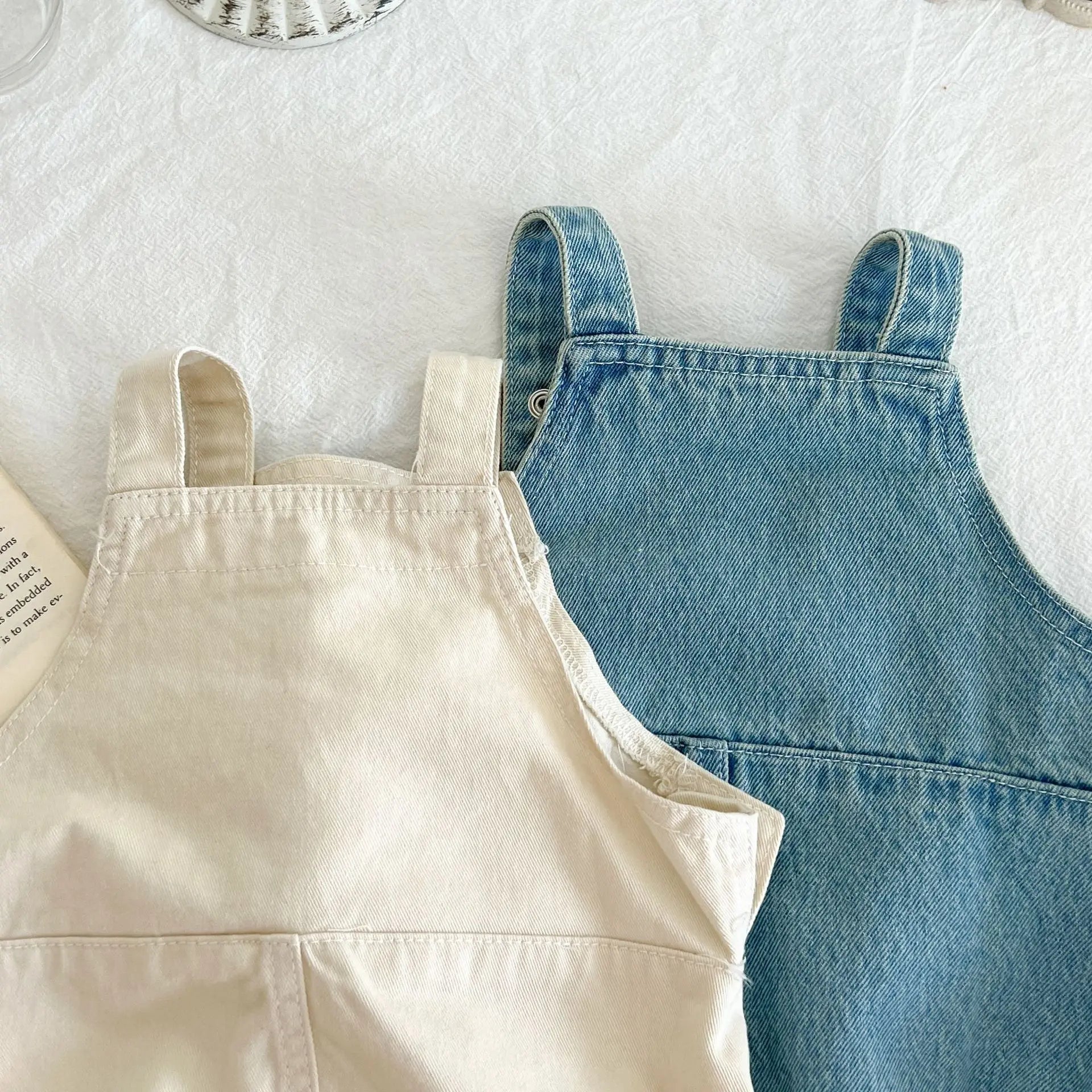 Baby Denim Romper - Sleeveless Cowboy Style for Spring & Autumn - MamaNest