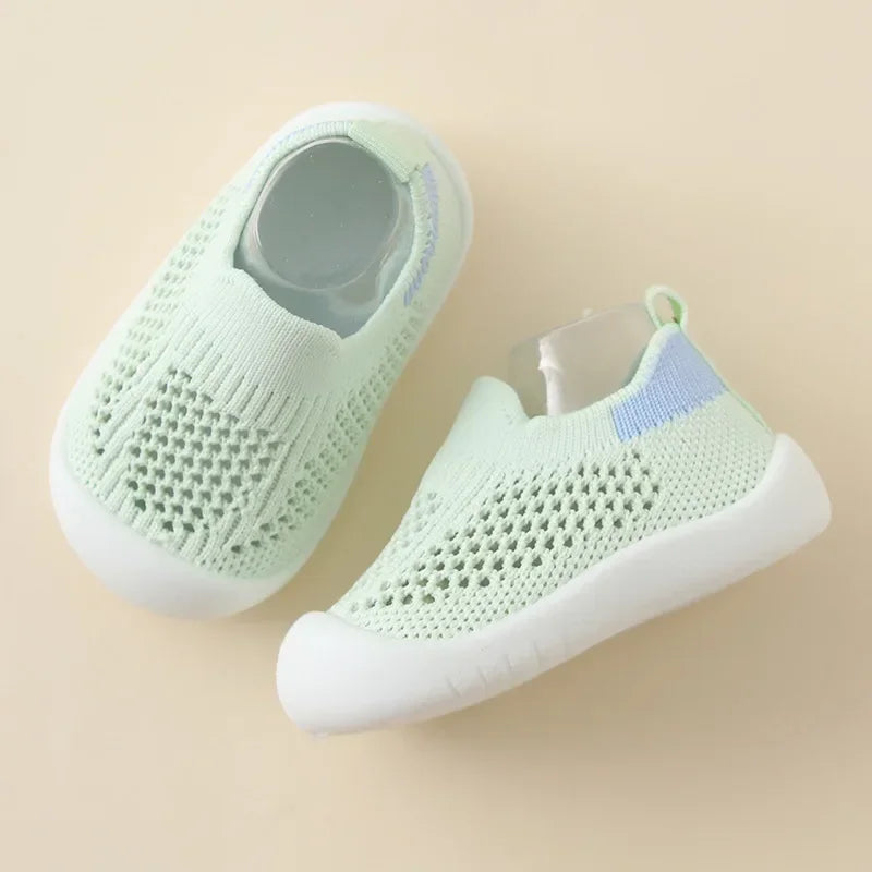 Baby Mesh Shoes - Breathable Slip-On Sneakers (0-3T) - MamaNest
