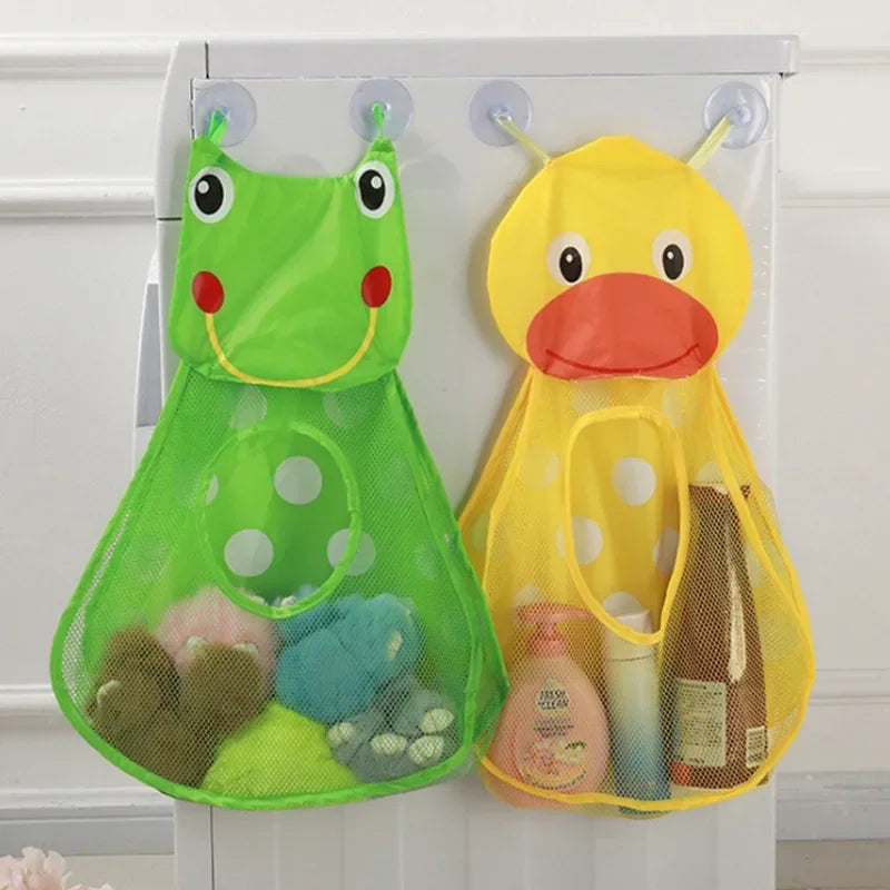 Bath Toy Storage Bag - Mesh Organiser with Suction Cups - MamaNest