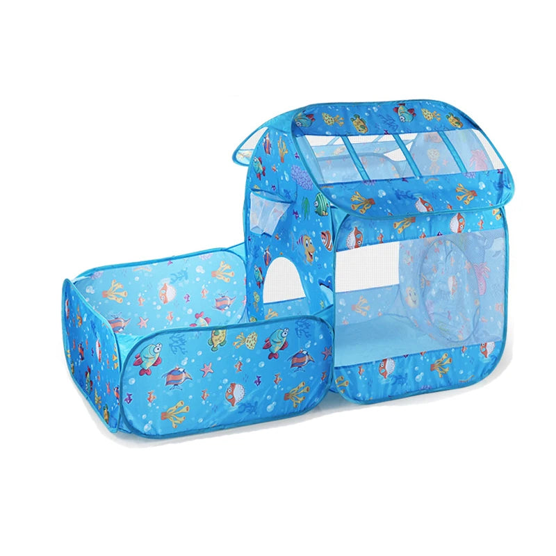 Kids Pop-Up Play Tent with Tunnel - 3-in-1 Playhouse - MamaNest