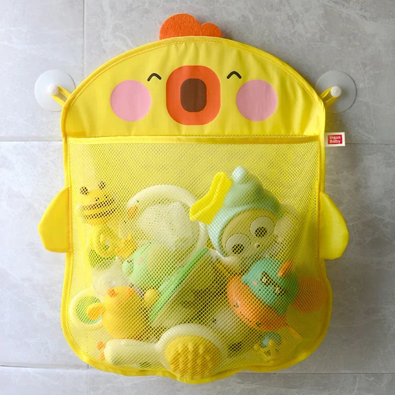 Bath Toy Storage Bag - Mesh Organiser with Suction Cups - MamaNest