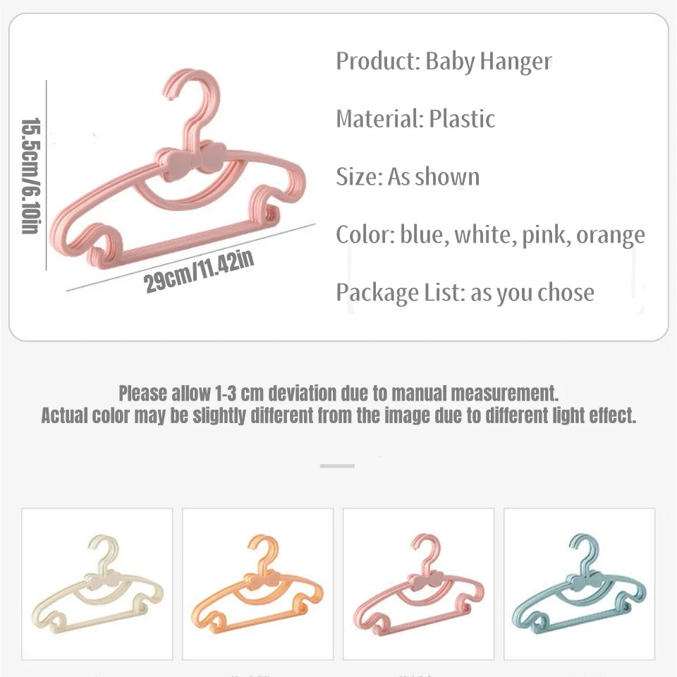 Baby Hangers - Plastic Kids Clothes Hangers for Nursery Storage - MamaNest