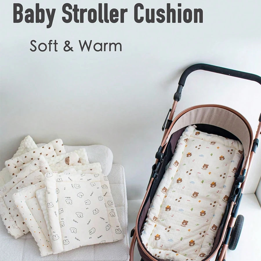 Newborn Baby Stroller Seat Cushion, Baby Soft Mattress, Children's Stroller Car Seat Cushion, Children's Stroller Accessories, Baby Holiday Gift